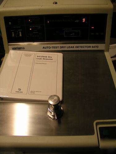 * * * varian 947D helium leak detector * * * vacuum