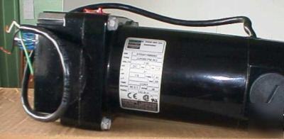 Bodine gearmotor 130 vdc 1/8 hp 35 rpm 2 wire * *