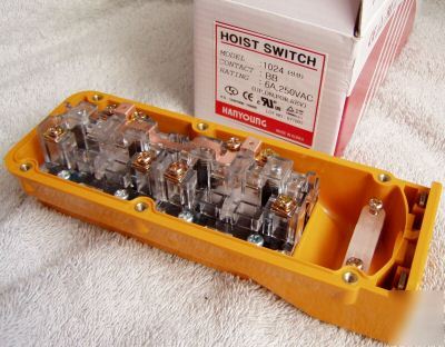 (5)hanyoung push button pendant winch hoist trolley 