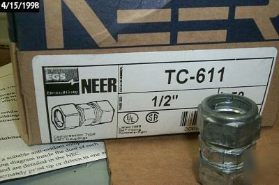 50 egs neer emt compression fittings 1/2 