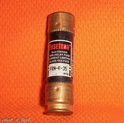 New fusetron frn-r-35 fuse 35 amp FRNR35 warranty nnb