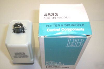 Time delay relay potter brumfield CHB38 30021 