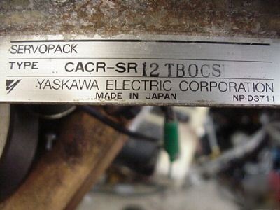 Yaskawa cacr-SR12 servo motor drive & motionpak -33