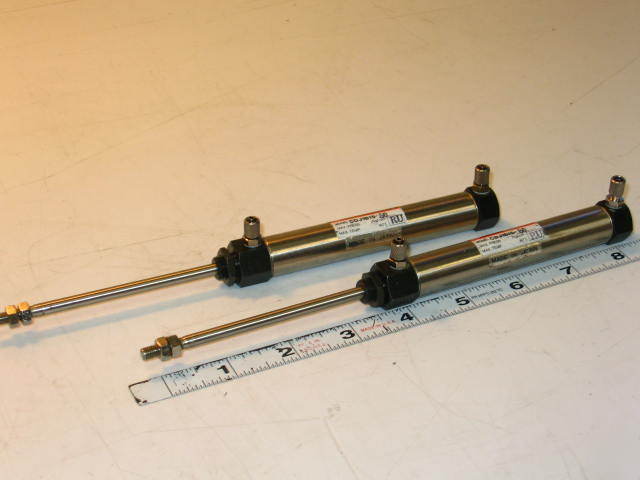 2 smc pneumatic air linear cylinder actuator CDJ1B15-80