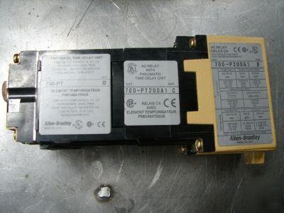 Allen bradley pneumatic time delay relay 700-PT200A1 c