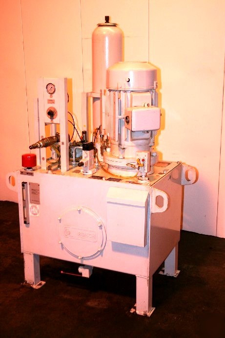 Bosch 10 hp hydraulic power pak & accumulator #6334 wh