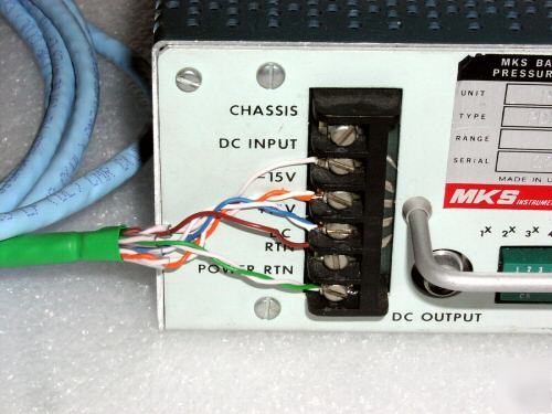 Mks baratron pressure vacuum gauge meter readout pdr-c