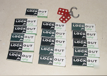 New 17PC osborn lock out safey hasp 