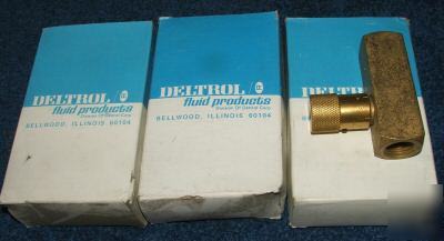 New lot of 3 detrol 1/2 npt flow controls #10120-51 fw