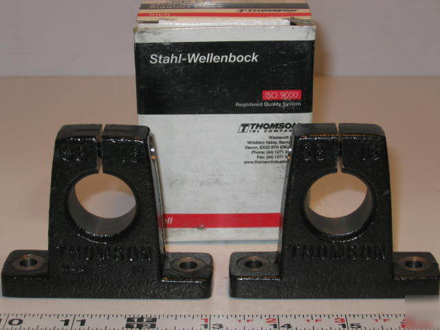 New thomson steel shaft support block pair SB16