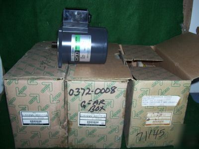 3 oriental motor induction motors #51K40GN 