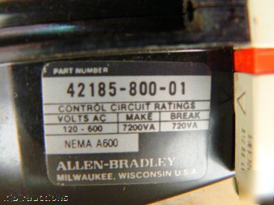 Ab allen bradley nema 1 509-bod motor starter
