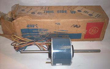 New ge 1/8 hp electric motor single 1 phase n/r 