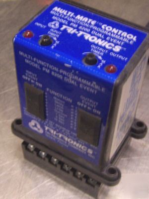 Tri tronics pm 8200 programmable dual event control