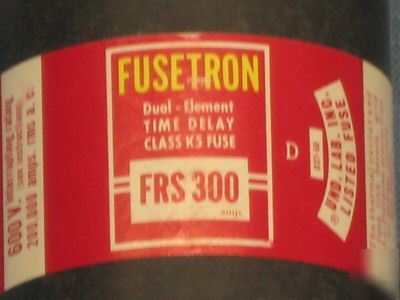 Fusetron 300 amp 600 v frs 300