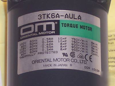 Oriental motor co torque motor 3TK6A-A7LA