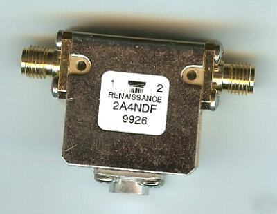Renaissance electronics corp coaxial isolator 2A4NDF