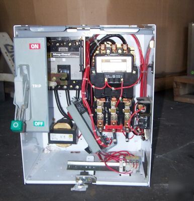 Square d size 3 motor control bucket MOD6 100 a breaker