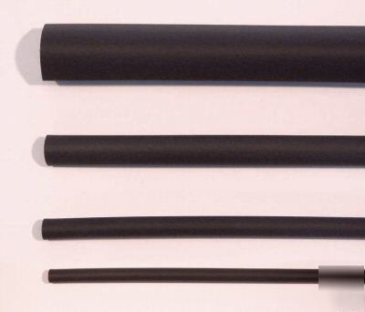 2.4, 3.2, 4.8, 9.5MM heat shrink black heatshrink 4M