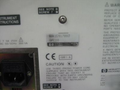 Agilent 8713C network analyzer