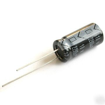 Lot of 3 _ eca-1CHG222 16V, 2200UF, capacitor, cap