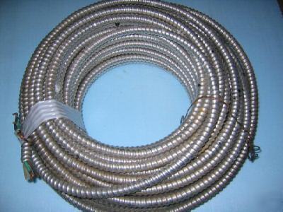 New 160+ feet 12/4 solid bx mc cable alum jacket wire 