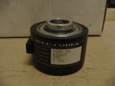 New accu-coder 220C pu 5VDC 300 cycles per rev 3/4