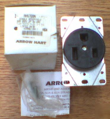 New arrow hart AH5709N 50 amp 250 volt 6-50R receptacle