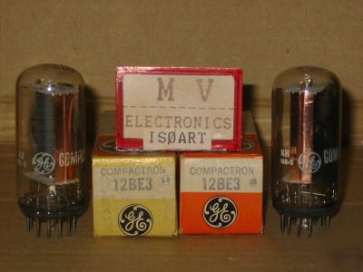 2 tubes 12BE3 ge - valvole rÃ¶hren lampes