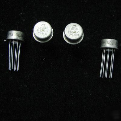 2X lt LM118H/883C high speed metal package op amp