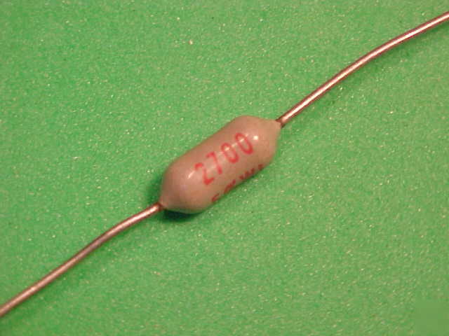 25PC ward leonard 2.7K ohm 2W 5% wire wound resistor
