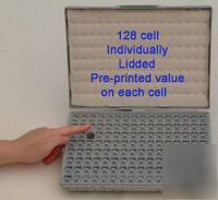 481 values X100 1% 0402 resistor kit w/ 4 enclosures 