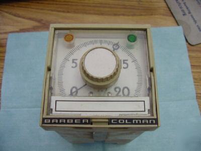 Barber-colman 120 series temperature controller <