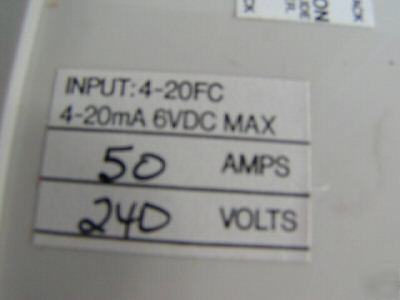 Eurotherm analog input scr assembly 50 amp 240 volt