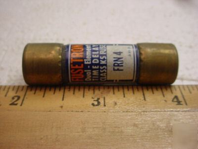 Frn-4 4 amp dual element slo-blo fuse (qty 6 ea)