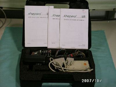 Khepera miniature robot with manuals