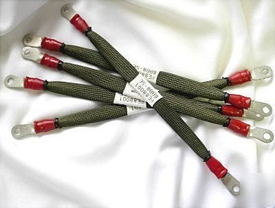 New 50 pcs polygon #8 awg aircraft bonding jumper cable 