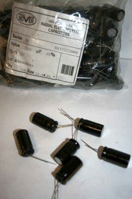 New bag 100PCS, 2200MFD 16V 105 degree temp BC159