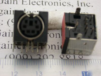 New faxconn ME11061 mini din socket 6P pcb monut lot