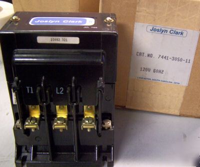 New joslyn clark motor starter contactor sz 1 