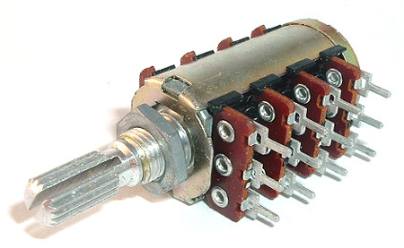 100K ohm potentiometer ~ linear ~ 4 gang (1)