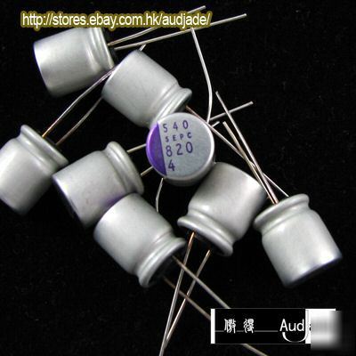 36PCS 820UF 4V sanyo sepc conductive polymer cap.