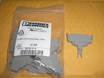 Phoenix contact st-be component plugs bag of 10PCS