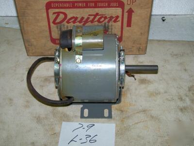 1 dayton elec. permanent split capacitor moto p/n 3M358