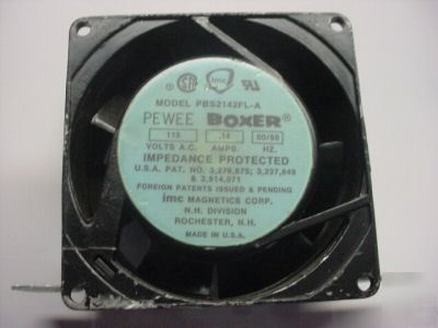 Boxer 115 vac .14 amp 80MM fan (qty 4 ea)