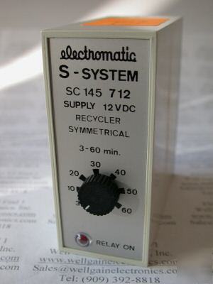 Electromatic SC145 712 s sys recycler symmtric 3-60 min