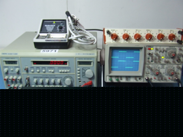 Emona LAB4, hameg hm 205 oscilloscope & ldb 116 decade