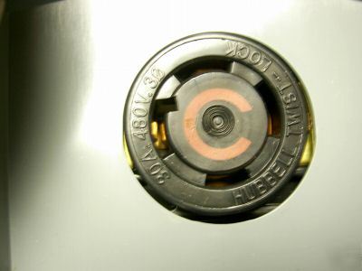Hubbell switched twist-lock enclosure nema 3R-12 30 amp