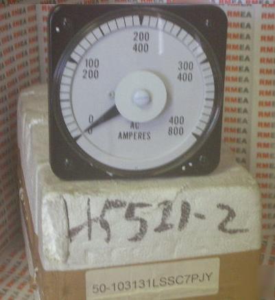 Yokogawa ac amperes panel meter in 0-5 aac 