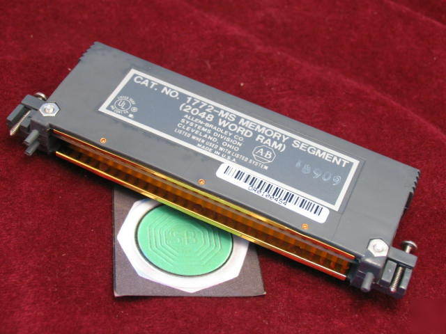 1772-ms allen bradley memory segment 2048 word ram